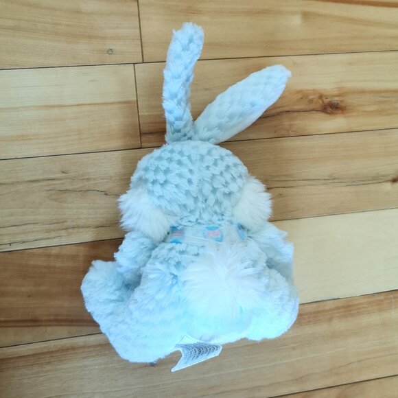 VINTAGE Bunny Rabbit Plushie Stuffed Animal Blue - Picture 2 of 2